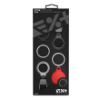 NEXT ONE Silicone Clips & Aluminium carabiners for AirTag| 4 pack