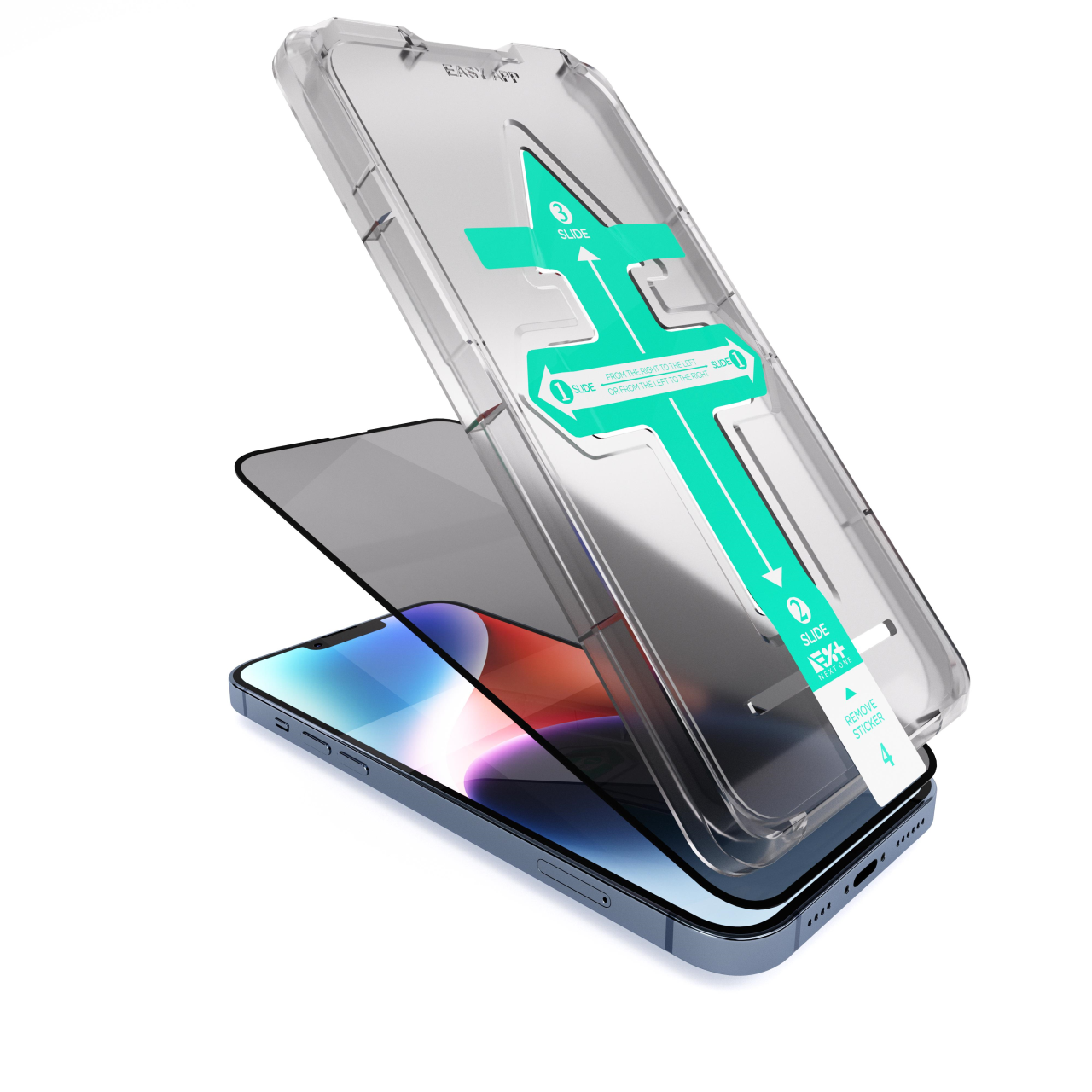 NEXT ONE Allrounder Privacy Glass Screen Protector for iPhone 14 Plus