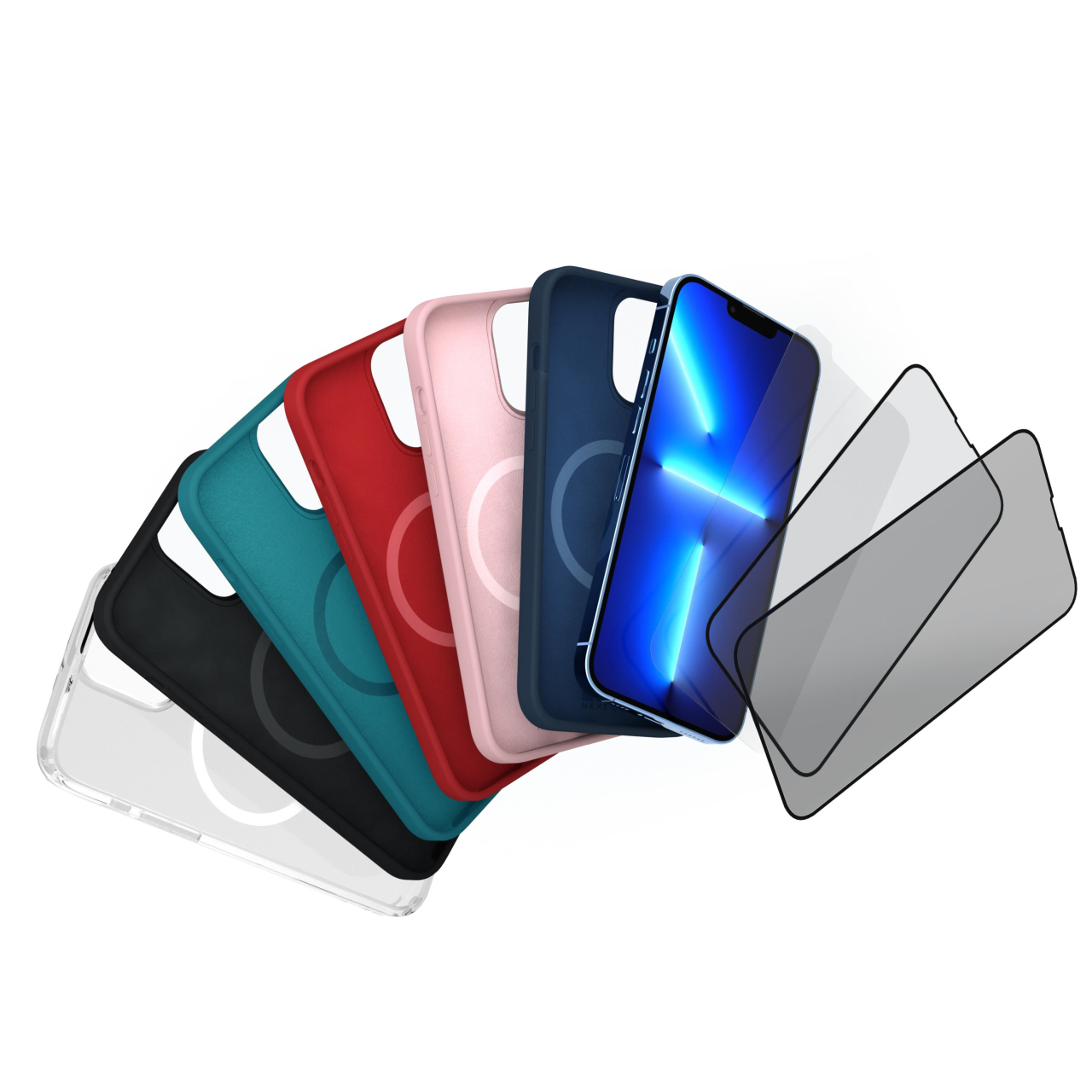 NEXT ONE Silicone Case MagSafe Compatible for iPhone 13