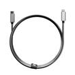 NEXT ONE Metallic Cable USB-C to Lightning | Silver