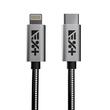 NEXT ONE Metallic Cable USB-C to Lightning | Silver