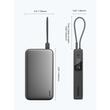 AUKEY Spark Sling 20000 Compact Fast Charging Power Bank with Built-in USB-C Cable