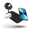ZENS DUAL + WATCH ALUMINIUM WIRELESS CHARGER, BLACK