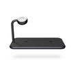 ZENS DUAL + WATCH ALUMINIUM WIRELESS CHARGER, BLACK