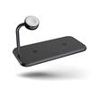 ZENS DUAL + WATCH ALUMINIUM WIRELESS CHARGER, BLACK