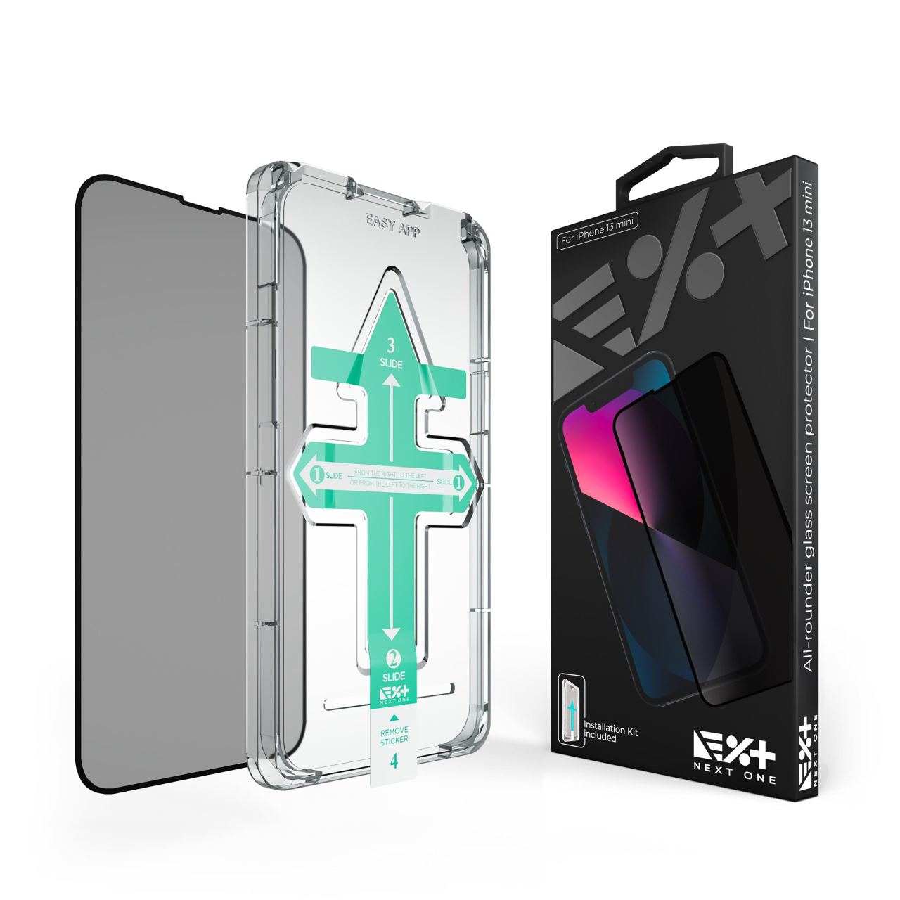 NEXT ONE ALLROUNDER PRIVACY GLASS SCREEN PROTECTOR FOR IPHONE 13 MINI