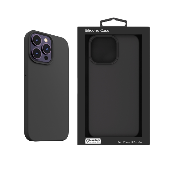 NEXT ONE Silicone Case for iPhone 14 Pro Max | Black