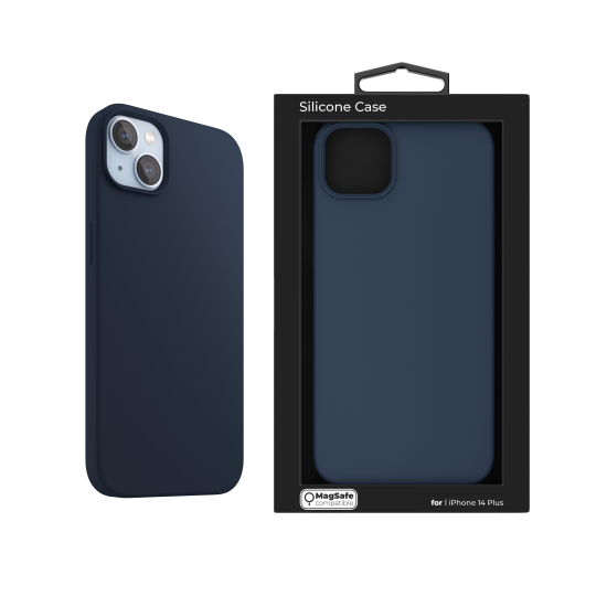NEXT ONE Silicone Case for iPhone 14 Plus | Royal Blue