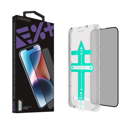 NOA All-rounder Privacy Glass Screen Protector for iPhone 14 Plus
