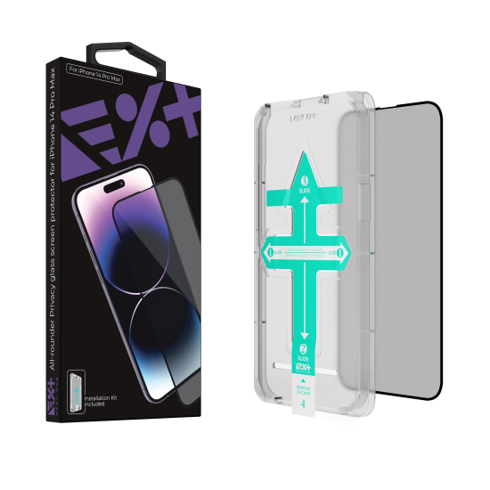 NOA All-rounder Privacy Glass Screen Protector for iPhone 14 Pro Max