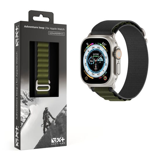 NEXT ONE Adventure Loop for Apple Watch 45/46/49mm | Gray/green