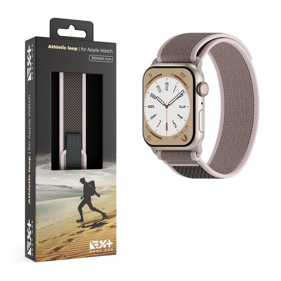NEXT ONE Athletic Loop for Apple Watch 41mm | Pink Sand
