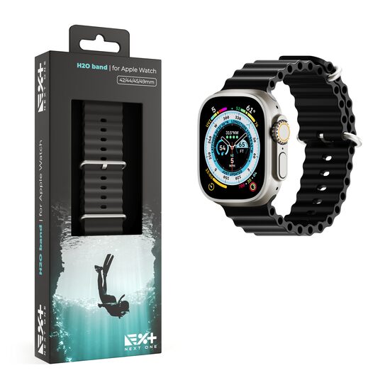 NEXT ONE H2O Band for Apple Watch 45/46/49mm | Black