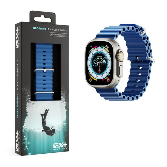 NEXT ONE H2O Band for Apple Watch 45/46/49mm | Midnight Blue