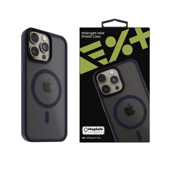 NOA Mist Shield Case for iPhone 15 Pro | Midnight