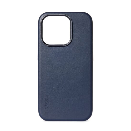 Leather Backcover for iPhone 15 Pro | True Navy