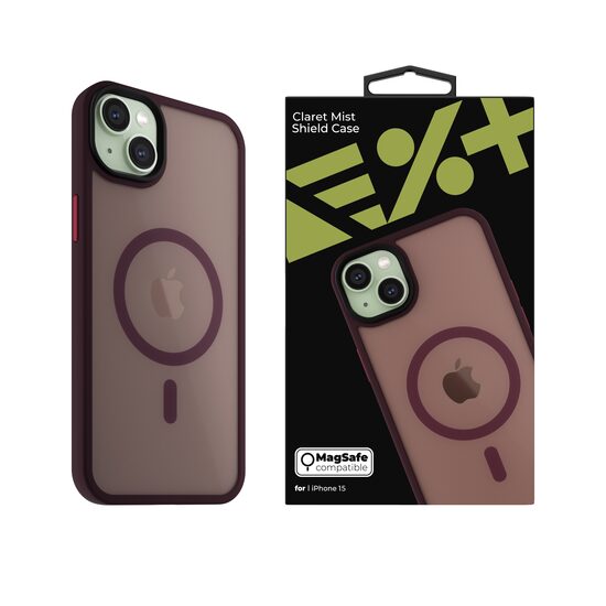NEXT ONE Mist Shield Case for iPhone 15 | Claret