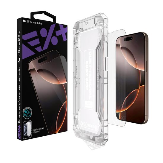 NEXT ONE Tempered Glass Screen Protector for iPhone 16 Pro