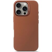 DECODED Leather Backcover for iPhone 16 Pro | Tan Brown