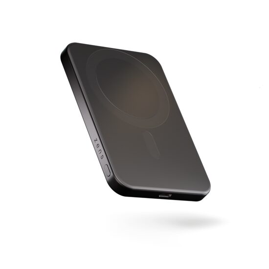 Zens Slim Aluminium Wireless Powerbank 10.000 mAh Black