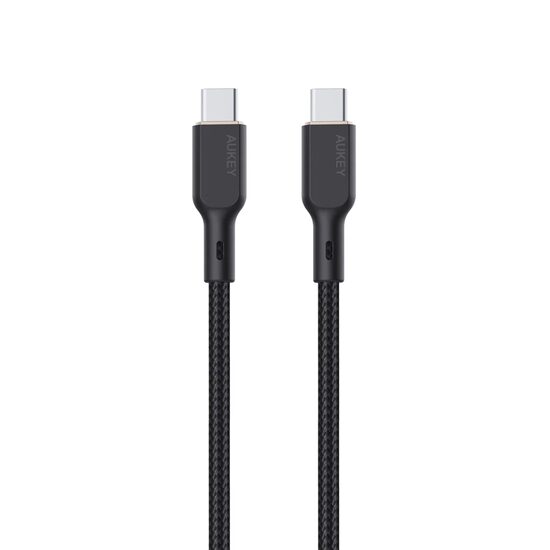 AUKEY 100W Braided USB C to C Cable with Kevlar Core 1.8m