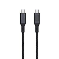 AUKEY 100W Nylon Braided USB C to C Cable with LCD Display 1.8m