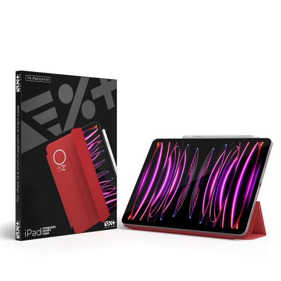 NEXT ONE Magnetic Smart Case for iPad 12.9" | Red
