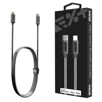 NEXT ONE Metallic Cable USB-C to Lightning  | Space Gray